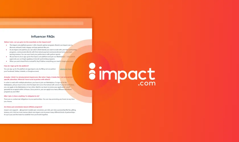 Influencer FAQs