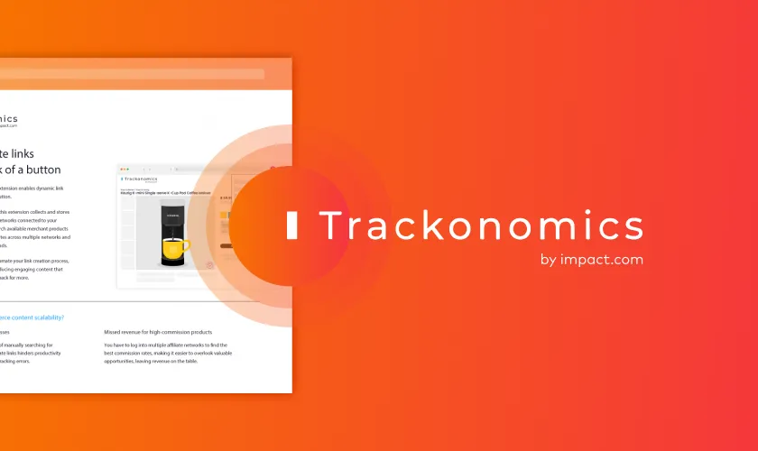 Create affiliate links with the click of a button