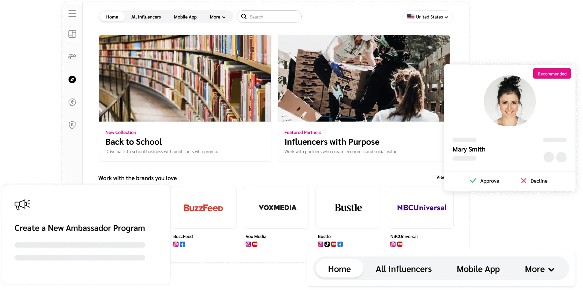 discover and recruit marketing partners