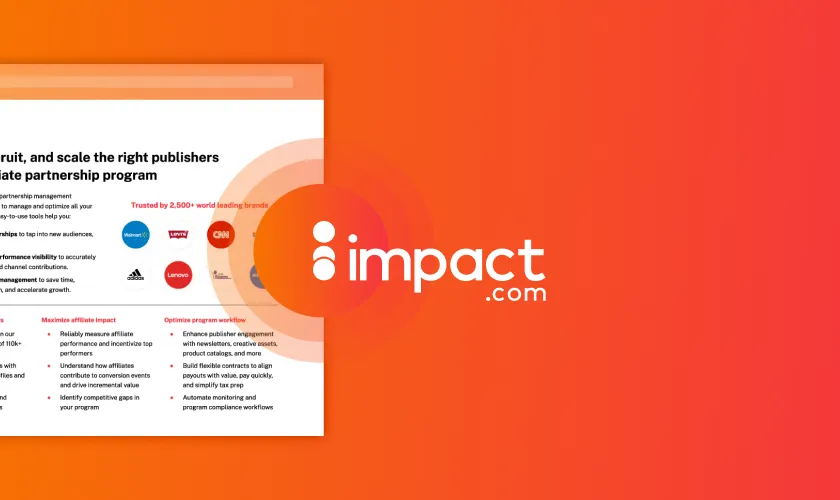 Discover, recruit, and scale the right publishers for your affiliate partnerships program