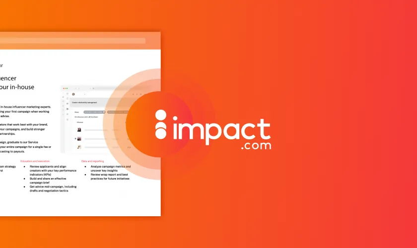 Lead your influencer program with our in-house experts