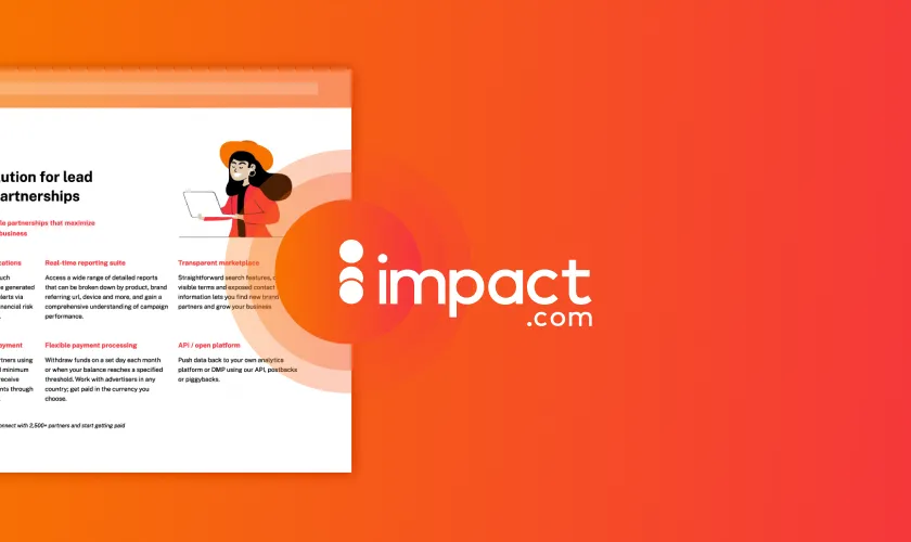 Next-gen solution for lead generating partnerships