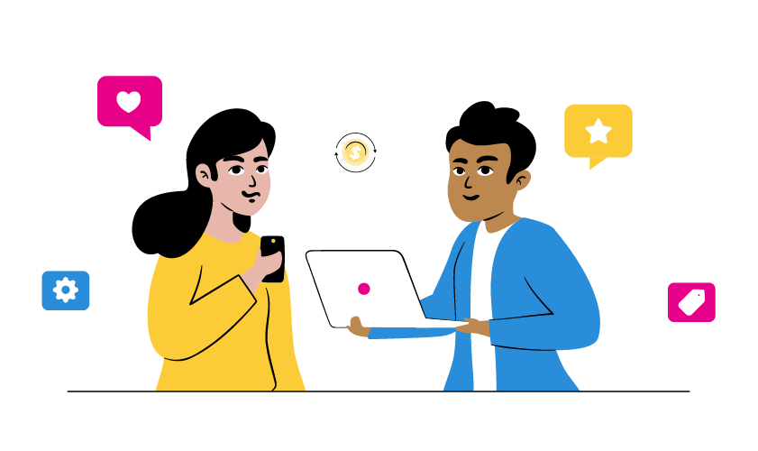 Cyber week illustration