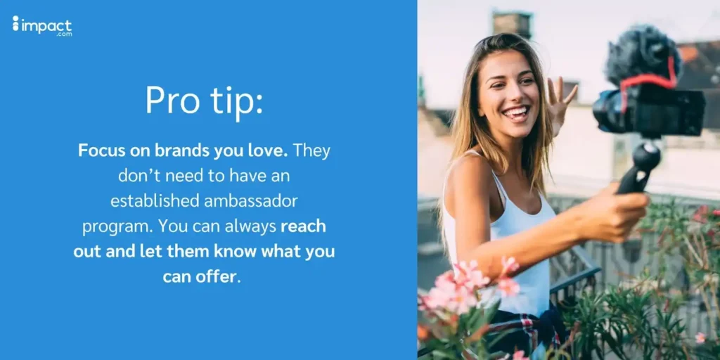 Pro tip for brand ambassadors