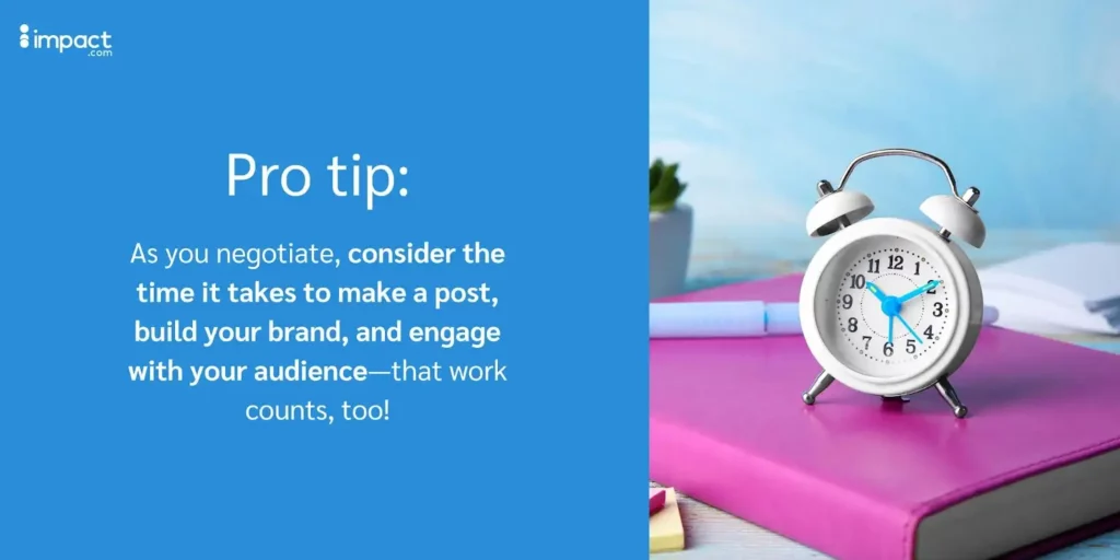 Pro Tip: Negotiate your rate