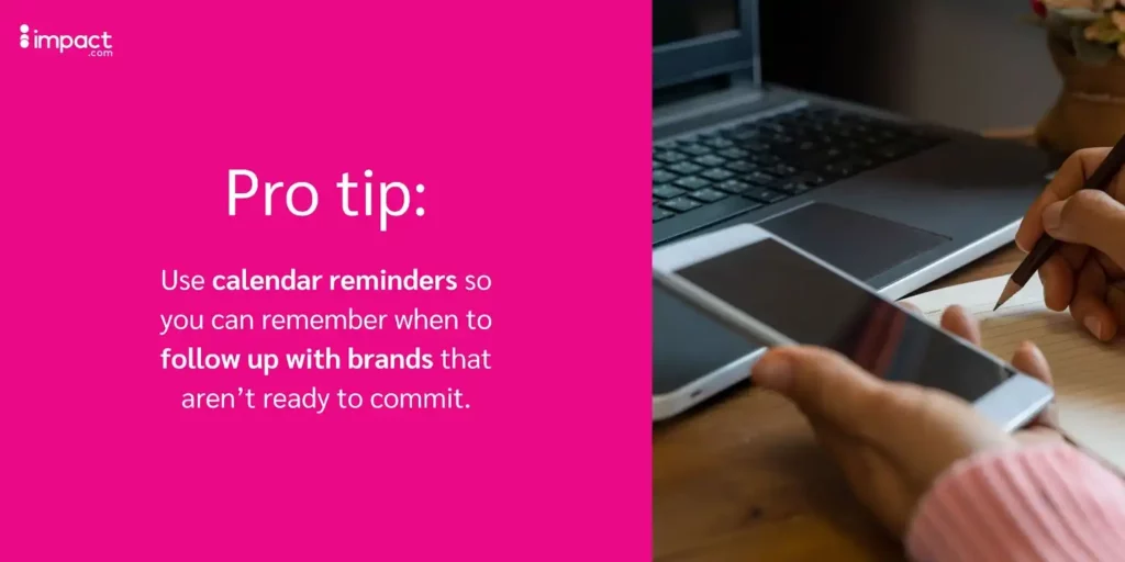 Pro Tip: Set Reminders to Follow Up
