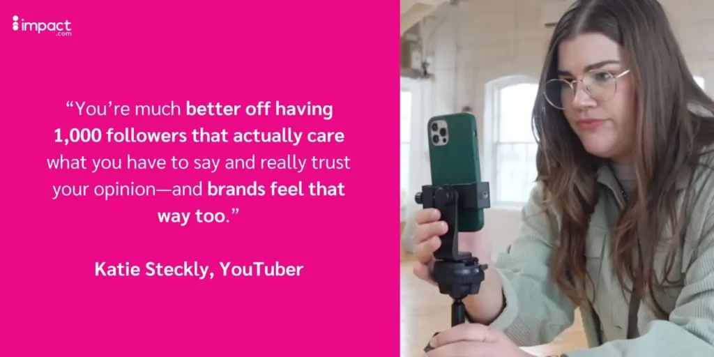 small influencer katie steckly