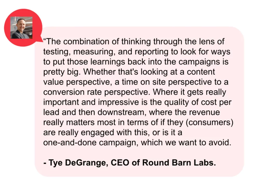 quote from tye degrange
