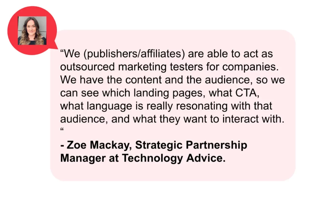 publishers affiliates
