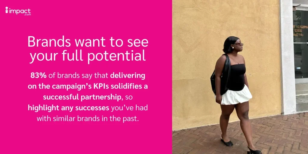 highlight successes you've had with similar brands