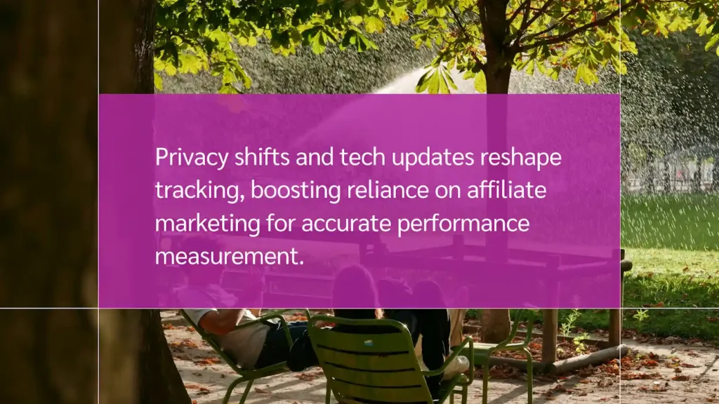 Visual representation of evolving privacy norms and technology updates that strengthen tracking and affiliate marketing for performance evaluation.