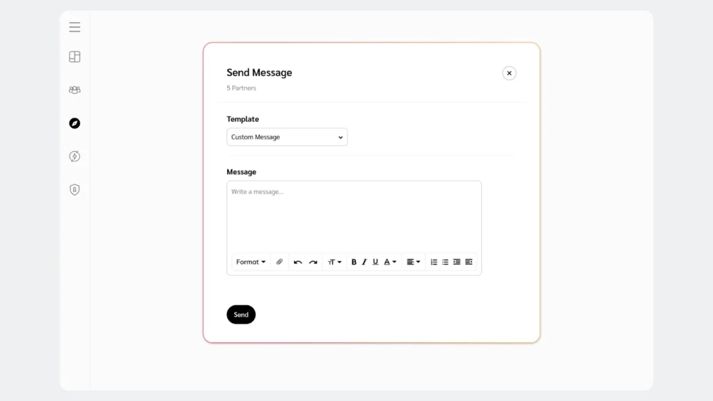 Email signup form displayed prominently on a web page, inviting users to subscribe for updates and newsletters.
