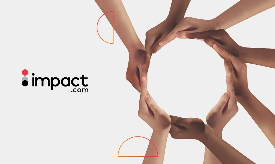 Logo of discoverimpact.wpenginepowered.com displayed prominently with hands holding each other and forming a circle