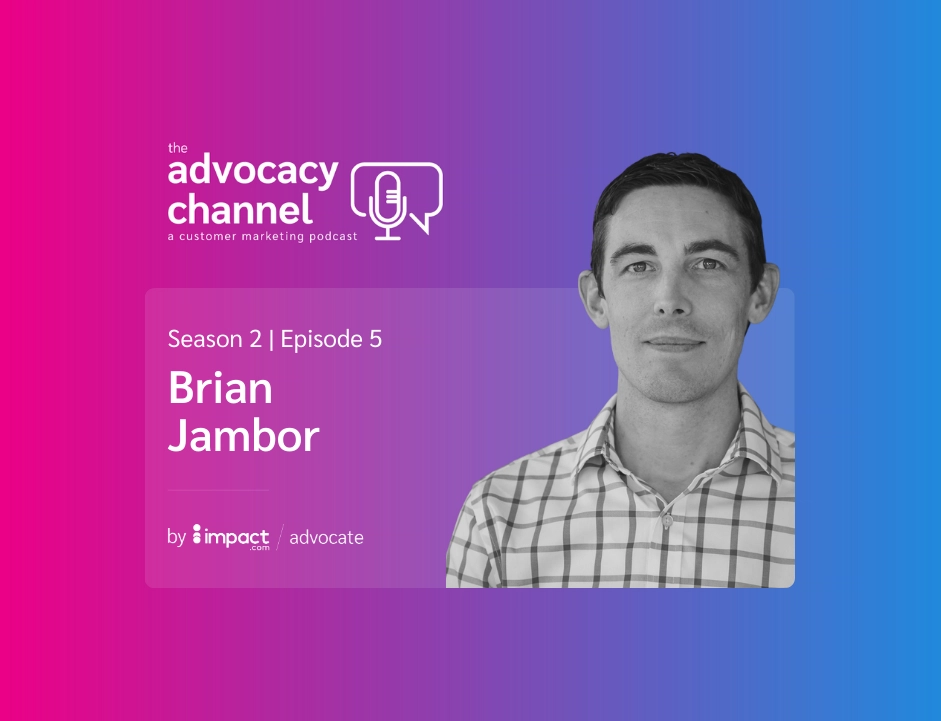 Podcast promotional image featuring "The Advocacy Channel," highlighting Season 2, Episode 5 with guest Brian Jambor.