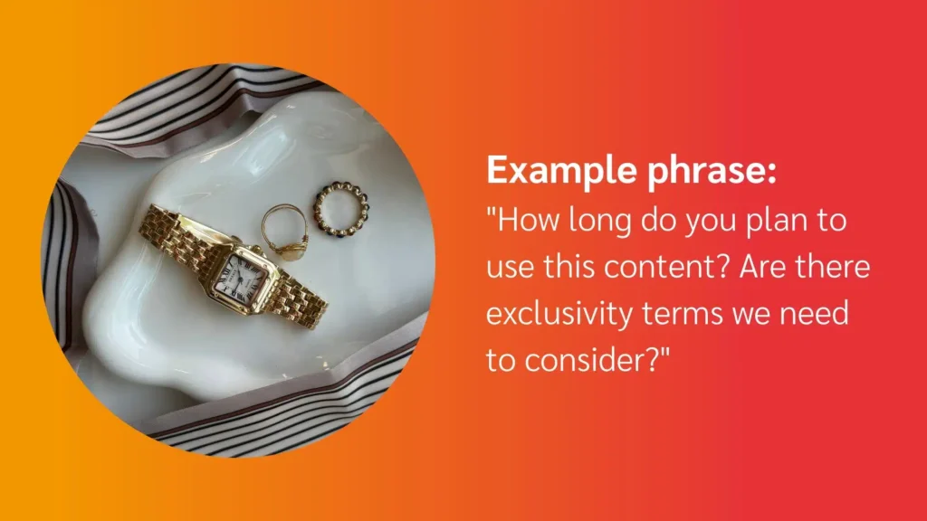 A stylish gold watch and rings displayed on a delicate plate, with a striped fabric in the background, creating an elegant flat lay.