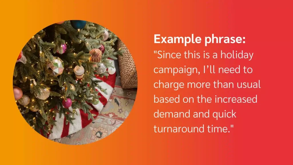 A beautifully decorated Christmas tree with colorful ornaments and twinkling lights on a festive red and white tree skirt.